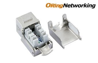 ORing Networking KJC6FR FTP Cat6 Keystone Jack - Right Angle