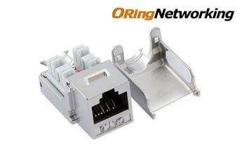 ORing Networking KJC6FR FTP Cat6 Keystone Jack - Right Angle