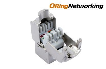 ORing Networking KJC6FS FTP Cat6 Keystone Jack - Straight