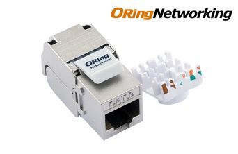 ORing Networking KJC6FS FTP Cat6 Keystone Jack - Straight
