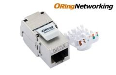 ORing Networking KJC6FS FTP Cat6 Keystone Jack - Straight