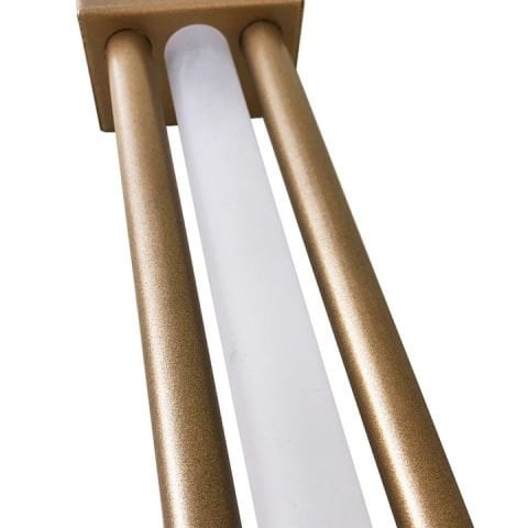 Led Aplik Simetri PLA74145 Duvar Aplik Siyah RAL9005 - 6500K - Beyaz