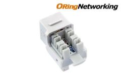 ORing Networking KJC6AUR UTP Cat6a 10G Keystone Jack - Right Angle