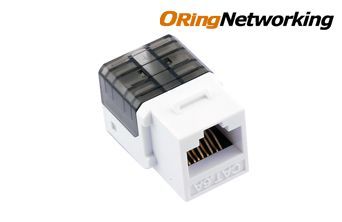 ORing Networking KJC6AUR UTP Cat6a 10G Keystone Jack - Right Angle