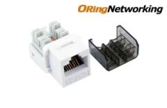 ORing Networking KJC6AUR UTP Cat6a 10G Keystone Jack - Right Angle