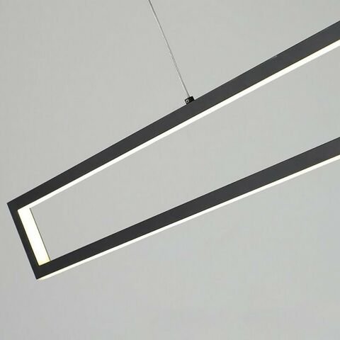 Sarkıt Led Avize Rectangle Pro PLA30049 Led Avize Beyaz RAL9003 - 3000K - Gün Işığı