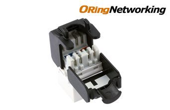 ORing Networking KJC6AUS UTP Cat6a 10G Keystone Jack - Straight