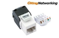 ORing Networking KJC6AUS UTP Cat6a 10G Keystone Jack - Straight