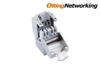 ORing Networking KJC6AFS FTP Cat6a 10G Keystone Jack - Straight