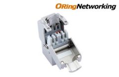 ORing Networking KJC6AFS FTP Cat6a 10G Keystone Jack - Straight