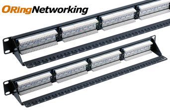 ORing Networking PPC5U24S UTP Cat5e 24 Port Patch Panel - Straight