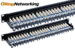 ORing Networking PPC5F24R FTP Cat5e 24 Port Patch Panel - Right Angle