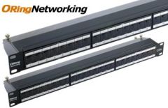 ORing Networking PPC5F24R FTP Cat5e 24 Port Patch Panel - Right Angle