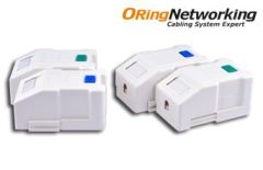 ORing Networking WO-6X MultiAttach Tekli Sıva Üstü Duvar Prizi - CAT7 - CAT6A - CAT6 - CAT5e
