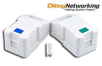 ORing Networking WO-FP111 1 Port Face Plate 22.5x45mm