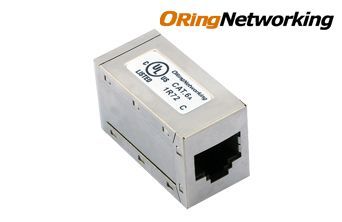 ORing Networking ICC6AF Cat6a 10G InLine Coupler