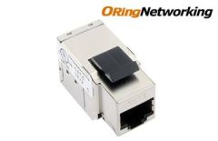 ORing Networking ICC6F-P CAT6 Shielded InLine Coupler for Patch Panel