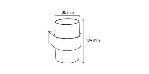 Goya Gy 7232 9 Watt  Plastik Gövdeli Duvar Aplik