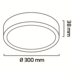 Goya Gy 1883-24 Sıva Üstü Led Panel Armatür