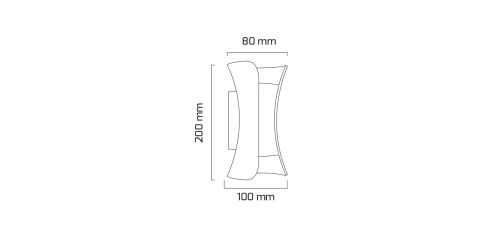 Goya Gy 7236 10  Watt  Plastik Gövdeli Duvar Aplik