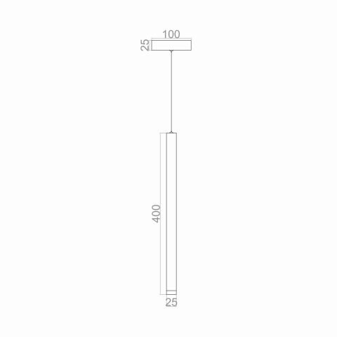 Sarkıt Led Avize Lux Rod PLA83000 Led Avize