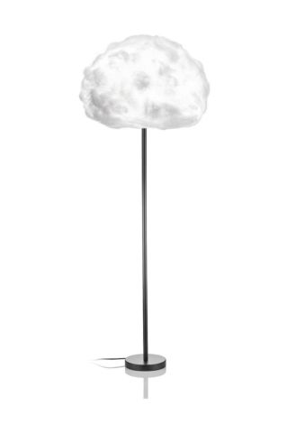Bouffee Cloud Bulut Lambader Siyah Ayaklı Beyaz Işık