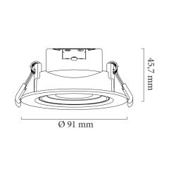 Goya Gy 1720 5 Watt Led Armatür