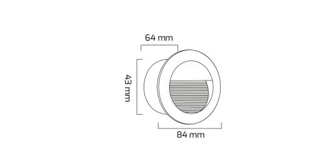 Goya Gy 6242 3 Watt Ledli Duvar Aplik