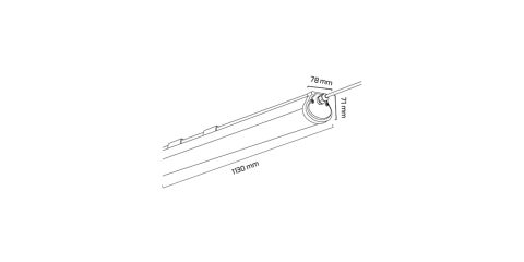 Goya Gy 4317 36 Watt Ledli Etanj Armatür