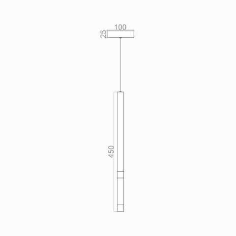 Sarkıt Led Avize Fold Rod PLA83051 Led Avize