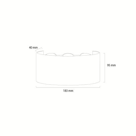 Goya Gy 6223 18 Watt Ledli Duvar Aplik