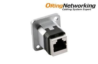 ORing RJIC6AFF IP67 RJI CAT6A Dişi/Dişi Konnektör