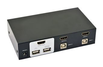 Uptech KX802 2 Port USB+HDMI KVM Switch