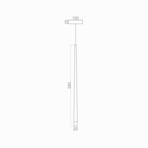 Sarkıt Led Avize Stalactite Rod PLA83021 Led Avize