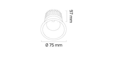 Goya Gy 1730-8 8 Watt On - Off Led Armatür