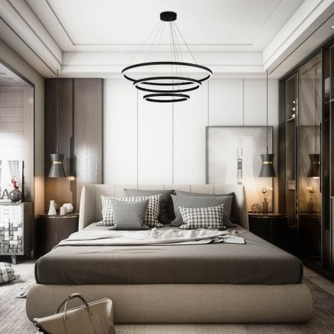 Sarkıt Led Avize 3Cirkel Pro PLA30043 Led Avize