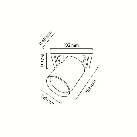 Goya Gy 3151-42 42 Watt COB Ledli Mağaza Armatürü