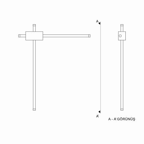 Led Aplik PLA74224 Dock Duvar Aplik
