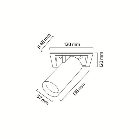 Goya Gy 3151-14 14 Watt COB Ledli Mağaza Armatürü