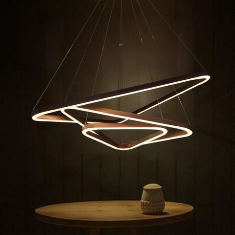 Sarkıt Led Avize Trigon 3'lü Pro PL30047 Led Avize