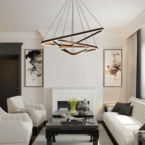 Sarkıt Led Avize Trigon 3'lü Pro PL30047 Led Avize