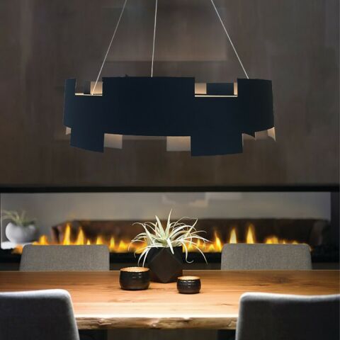 Sarkıt Led Avize Castle PL83009 Bakırsı RAL8880 - 4000K - Ilık Beyaz