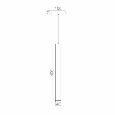 Sarkıt Led Avize Rod Pendant PLA83055 Led Avize