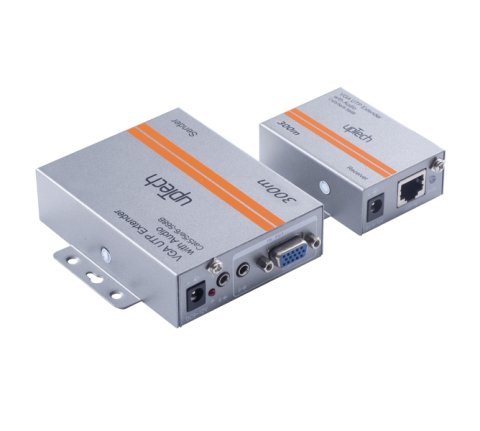 Uptech KX1100 VGA UTP Extender 300M with Audio 1 Port Set