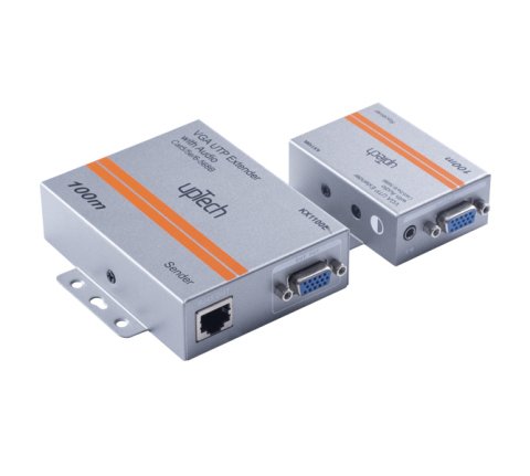 Uptech KX1100-L VGA UTP Extender 100M with Audio 1 Port Set