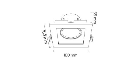 Goya Gy 1742-8 8 Watt On - Off Led Armatür