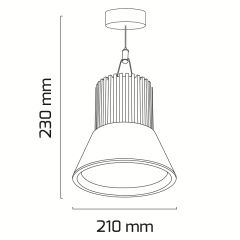 Goya Gy 6051 Sarkıt COB Ledli Armatür