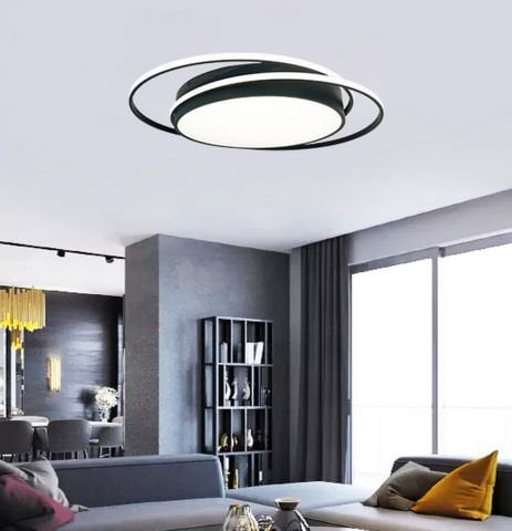 Plafonyer Led Avize PLA36504 İkili Oval Plafonyer