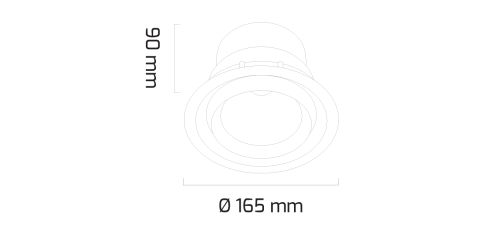 Goya Gy 3050-30 28 Watt COB Ledli Mağaza Armatür