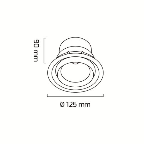 Goya Gy 3050-14 14 Watt COB Ledli Mağaza Armatür